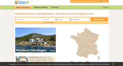 Desktop Screenshot of gites.fr